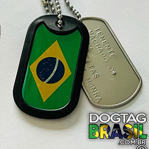 DogTagClan  Dog Tag Plaqueta infantaria militar Brasil